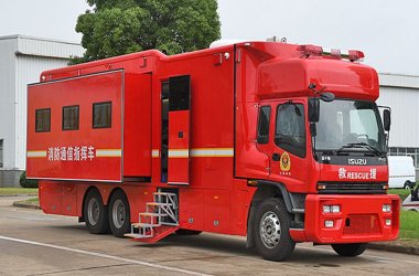 擴(kuò)展方艙動(dòng)中通通信指揮車(chē)